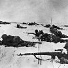 В наступлении 158 -я стрелковая дивизия Калининского фронта.Западнее Ржева,ноябрь 1942г.